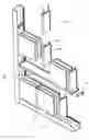 Fig. 02 - Complex of structural elements for glass brick walls