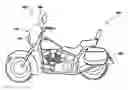 Fig. 01 - Modular and detachable fairing for a motorcycle