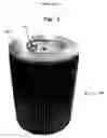 Fig. 02 - Captive tooless fastener for securing an engine intake air filter and clamp assembly for air filter housing