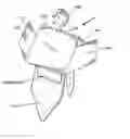Fig. 01 - Tie and handkerchief retail display unit