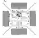 Fig. 01 - Quad flat pack (QFP) package and flexible power distribution method therefor