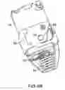 Fig. 14 - Razor with clamp force housing for battery