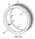 Fig. 14 - Magnetically attractable components for self-sizing jewelry articles