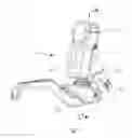 Fig. 02 - Master cylinder lever with independently variable rest position and engagement point