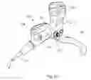 Fig. 09 - Master cylinder lever with independently variable rest position and engagement point