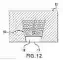 Fig. 11 - System of loading beneficial agent to a prosthesis by fluid-jet