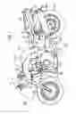 Fig. 02 - Motorcycle passenger footrest structure