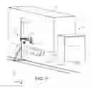 Fig. 02 - Robot for large-format, three dimensional digital printing on a fixed surface and printing method involving at least one such robot