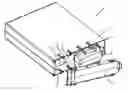 Fig. 01 - Frameless multi-size battery compartment with passive capture mechanism