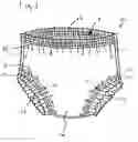 Fig. 02 - Absorbent article with dual gather leg cuff assemblies