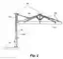 Fig. 03 - Umbrella having structural rib configured to receive electrical components and associated wiring