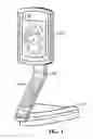 Fig. 02 - Videophone housing assembly having a foldable display support