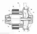 Fig. 01 - Motor rotator structure of hot water circulating pump