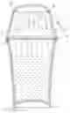 Fig. 01 - Container cap with movable decoration pieces