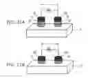 Fig. 22 - Light emitting device having a composition modulation layer of unequal amounts of at least two elements between an n-type contact layer and a transparent electrode
