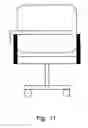 Fig. 12 - Wireless keyboard for chair