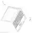 Fig. 02 - Notebook computer with an integrated cosmetic set