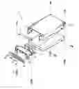 Fig. 01 - ATCA board compatible hard disk mounting structure
