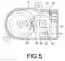 Fig. 06 - Adjusting device for automobile headlamp projection angle