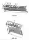 Fig. 04 - Light-guiding structure having spring member and positioning portion for being assembled to a panel easily