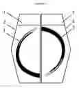 Fig. 04 - System of products having complimentary outer surface contours and indicia