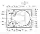 Fig. 01 - Mounting mechanism for mounting a cartridge or an optical disc to the tray of an optical disc device