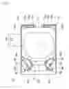 Fig. 07 - Mounting mechanism for mounting a cartridge or an optical disc to the tray of an optical disc device