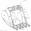 Fig. 01 - Edge protector assembly for bucket assembly