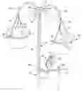 Fig. 01 - Automatically watered and illuminated plant stand