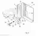 Fig. 09 - Device for blocking open the door of a housing