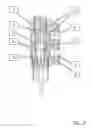 Fig. 10 - Device to guarantee the sequence of movement of at least two fluid-actuated displacement units