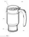 Fig. 01 - BEVERAGE PRESS MUG WITH STORAGE CONTAINER