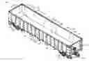 Fig. 01 - Rail road freight car structure