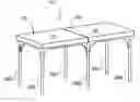 Fig. 01 - Table and bench set