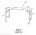 Fig. 08 - Table with a foldable tabletop