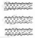 Fig. 01 - Method for weaving fabrics with areas having a corded structure with a large variety of colour effects