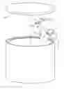 Fig. 01 - Concealed spoon in milk powder container