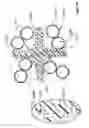 Fig. 31 - High performance support-separators for communications cable supporting low voltage and wireless fidelity applications and providing conductive shielding for alien crosstalk