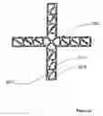 Fig. 77 - High performance support-separators for communications cable supporting low voltage and wireless fidelity applications and providing conductive shielding for alien crosstalk