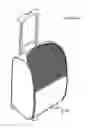 Fig. 17 - Pet carrier with wheels