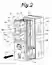 Fig. 03 - Method of determining completion of coin insertion and coin recovering device for automatic vending machine