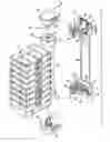 Fig. 01 - Tool box fastening device for fastening a tool box set to a vertical wall