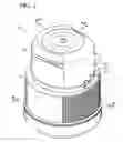 Fig. 02 - Closure with deflectable finger for retention of lid hinge shaft