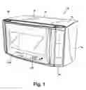 Fig. 02 - Microwave oven having a door ventilation system