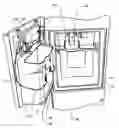 Fig. 01 - Self contained actuator for refrigerator dispenser functions