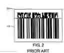 Fig. 03 - Double-sided bar code doubling as a single bar code