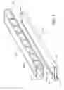 Fig. 04 - Emergency light bar mounting assembly rotatable between a horizontal deployed position and a vertical stowed position