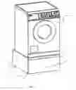 Fig. 02 - Pedestal stand for a laundry treatment machine