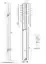 Fig. 05 - Cable barrier guardrail system with steel yielding support posts