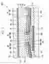 Fig. 08 - TFT wiring comprising copper layer coated by metal and metal oxide